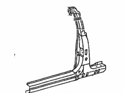 Toyota 61312-20330 Pillar, Center Body, Outer LH