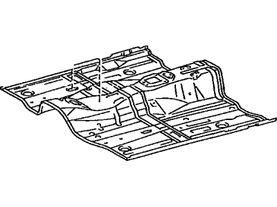 Toyota 58111-20170 Pan, Front Floor