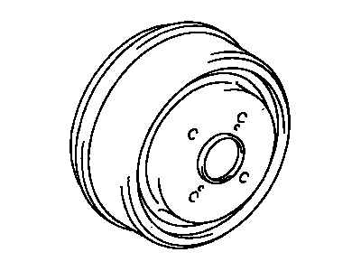 Toyota Celica Brake Drum - 42431-20190