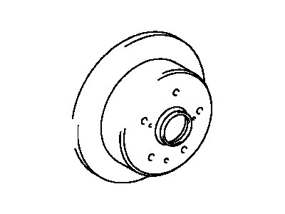 1999 Toyota Celica Brake Drum - 42431-20360