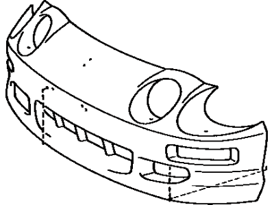 Toyota 52119-2B915 Cover, Front Bumper