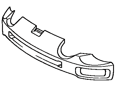 Toyota 52611-20180 Absorber, Front Bumper Energy