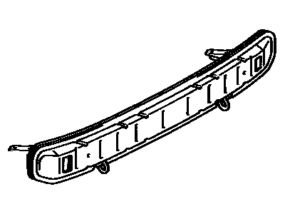 Toyota 52023-20280 Reinforcement Sub-Assy, Rear Bumper