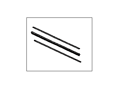 Toyota 85213-14300 Wiper Blade Rubber, Right