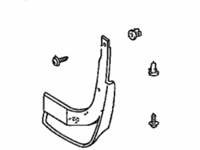 Toyota 76626-29195 Mudguard Sub-Assy, Quarter Panel, Rear LH