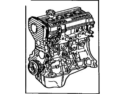 Toyota 19000-74720 Engine Assembly, Partial