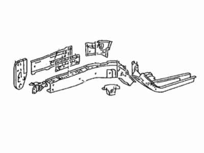 Toyota 57101-20790 Member Sub-Assy, Front Side, RH