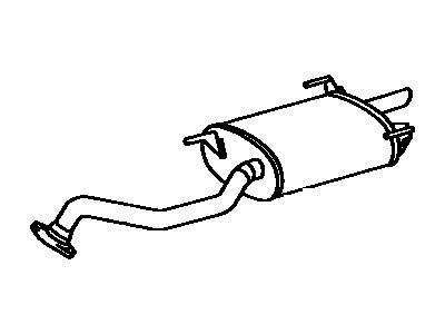 1994 Toyota Celica Muffler - 17430-1A400