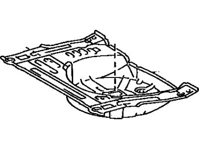 Toyota 58311-20370 Pan, Rear Floor