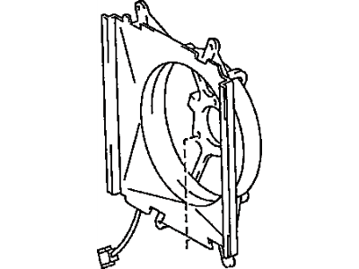 1997 Toyota Celica Fan Shroud - 16711-74501