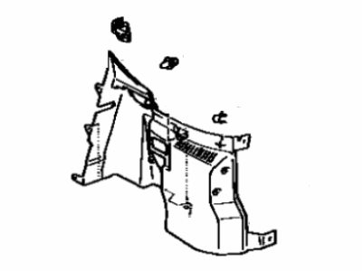 Toyota 64740-20170-C0 Panel Assy, Deck Trim Side, LH