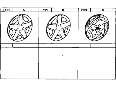 1995 Toyota Celica Wheel Cover - 42602-20110