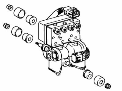 1998 Toyota Celica ABS Control Module - 44510-20240