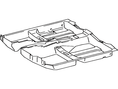 Toyota 58510-2D710-A1 Carpet Assy, Front Floor, Front