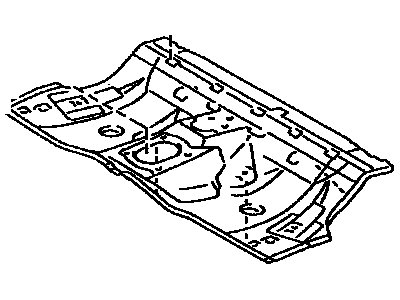 Toyota 58211-20380 Pan, Center Floor