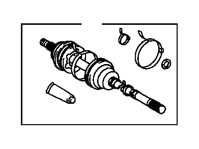 Toyota 43460-29265 Shaft Assembly Front Drive Outboard Joint Right