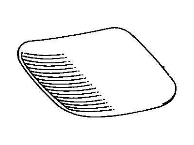 Toyota 68131-20620 Glass, Back Door