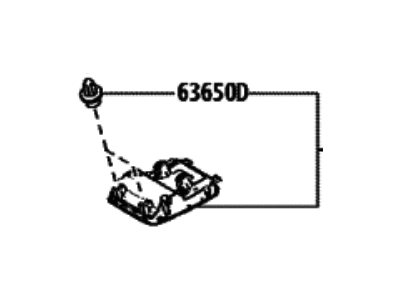 Toyota 63650-0C550-B0
