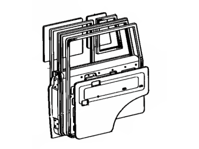 Toyota 67003-90358 Panel Sub-Assy, Rear Door, RH