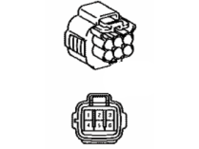 Toyota 90980-11194 Housing, Connector F