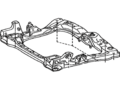 Toyota 51100-74021 Frame Assembly, Front