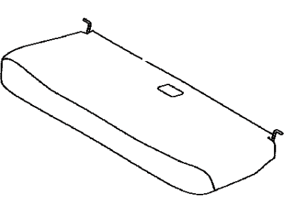 Toyota 71601-74030-C1 Pad Sub-Assembly, Rear Seat