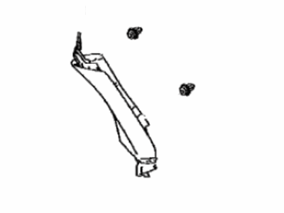 Toyota 62472-74010-C0 GARNISH, Rear Pillar