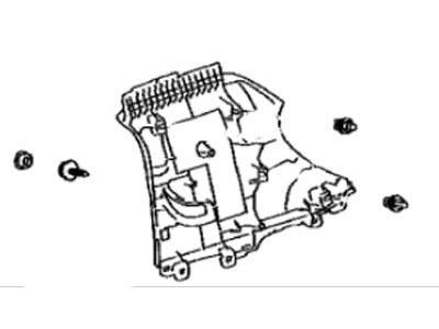 Toyota 62412-74020-C0 GARNISH, Center Pillar