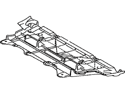 Toyota 58165-74020 Cover, Front Floor, RH