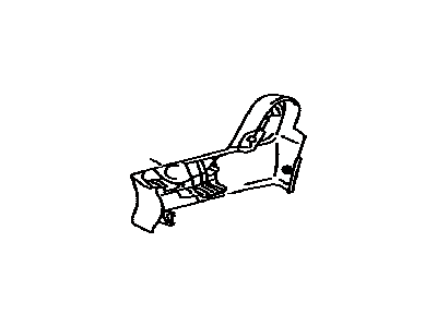 TOYOTA Genuine 71811-60140-B1 Seat Cushion Shield