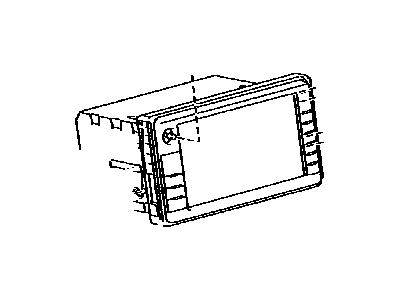 Toyota 86804-74010 Cover Sub-Assembly, NAVI