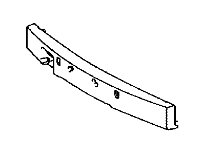 Toyota 52611-74030 ABSORBER, Front Bumper