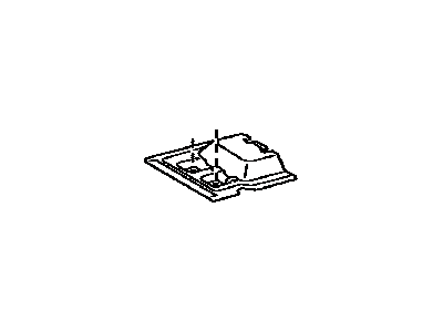 Toyota 58285-74010-B0 Cover, Center Floor Hole