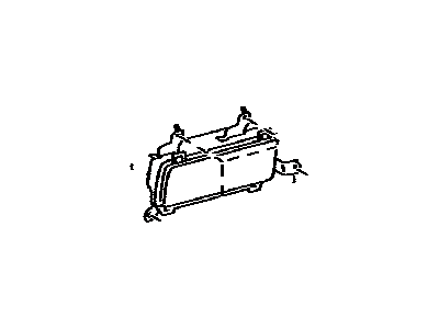 Toyota 73990-74010-C0 Air Bag Assembly, Instrument