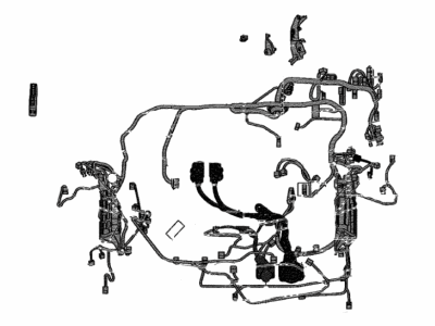 Toyota 82111-74320 Wire, Motor COMPARTM