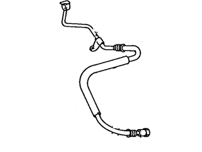 Toyota 23801-62080 Pipe Sub-Assembly, Fuel