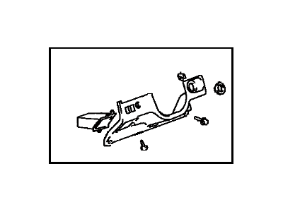 Toyota 55432-34010-J0 Panel, Instrument Panel Finish, Lower