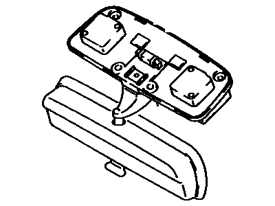 Toyota 87810-0W010-E0 Inner Rear View Mirror Assembly