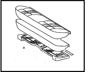 Toyota 71410-34170-B0 Cushion Assembly, Front Seat