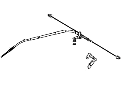 1993 Toyota T100 Parking Brake Cable - 46420-34010