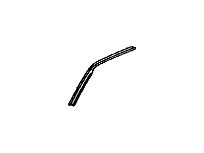 Toyota 62382-35011 Weatherstrip, Roof Side Rail, LH