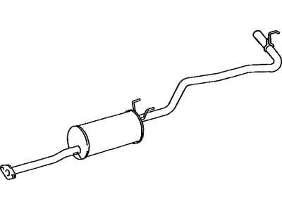 Toyota T100 Exhaust Pipe - 17430-62220