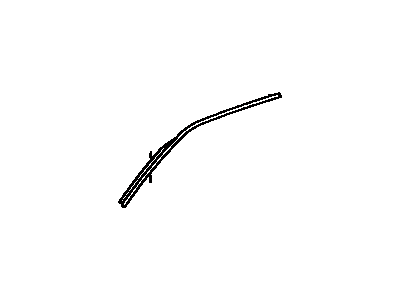 Toyota 62381-0C041 Weatherstrip, Roof Side Rail, RH