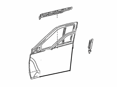 Toyota 67002-34010 Panel Sub-Assy, Front Door, LH