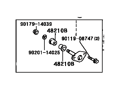 1995 Toyota T100 Leaf Spring Bushing - 04484-34010