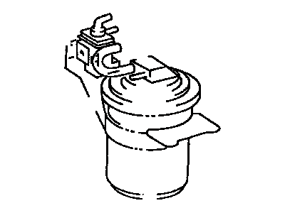 Toyota 25860-75100 Valve Assy, Vacuum Switching