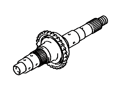 Toyota 36231-35030 Shaft, Transfer Output, Rear