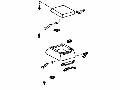 Toyota 58905-34010-E0 Door Sub-Assy, Console Compartment