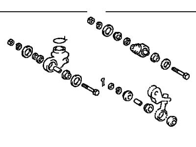 Toyota 04477-26010 Bush & Boot Kit, Load Sensing Spring