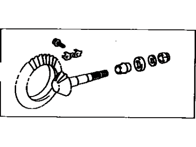 Toyota 41201-80081 Final Gear Kit, Differential, Front